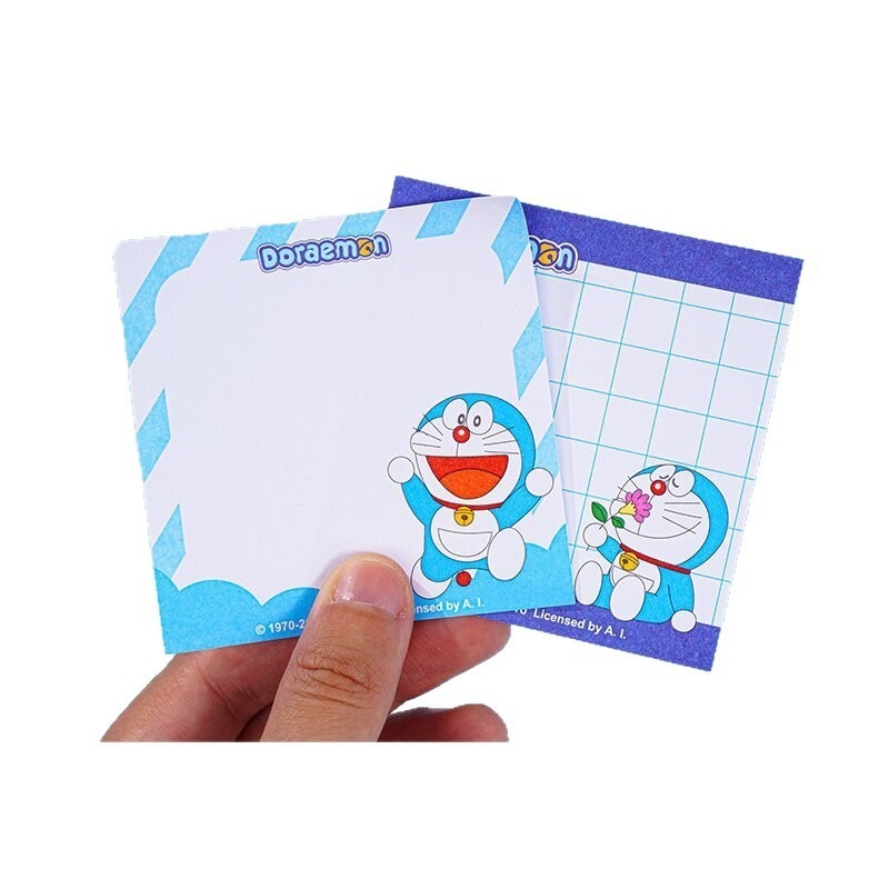 Is Stationery Office Supply - 4 ชิ้น โดราเอมอน กระดาษโน้ตแบบมีกาว อุปกรณ์สำนักงาน อนิเมะน่ารัก