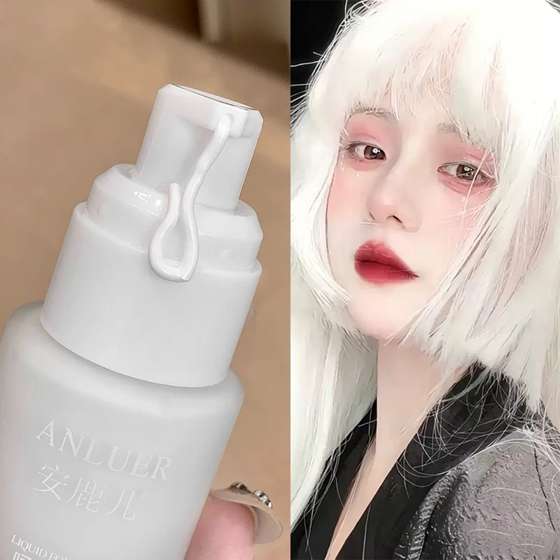 Correction Fluid White - รองพื้นเนื้อแมทท์สีขาว กันน้ำ ติดทนนาน ปรับระดับความปกปิดได้ พร้อมไพรเมอร์และคอนซีลเลอร์แบบแท่ง สำหรับคอสเพลย์วันฮาโลวีน