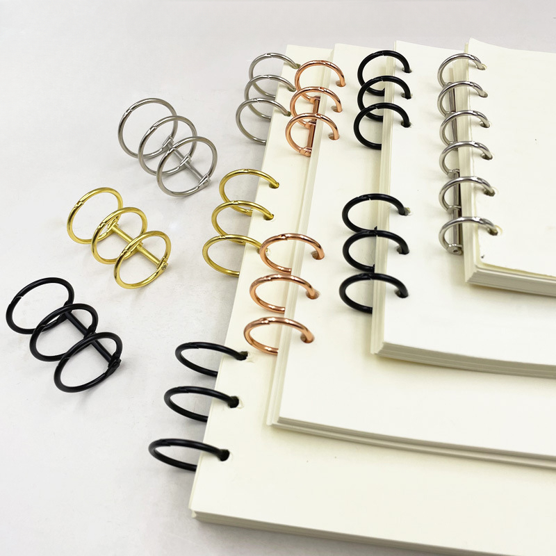 Binder Clip Assorted - 2 ชิ้น/เซ็ตโลหะแหวนหนังสือแฟ้มเอกสารผูกหลวม Leaf Binder สําหรับโน๊ตบุ๊คสมุดภาพผูกคลิปเครื่องเขียน Binder