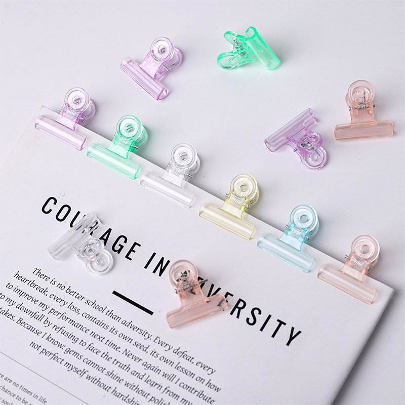 Is Stationery Office Supply - 10/20 ชิ้น 31 มม.สีลูกกวาดคลิปหนีบกระดาษพลาสติก,อุปกรณ์สำนักงานโรงเรียนอเนกประสงค์สำหรับจัดระเบียบเอกสาร