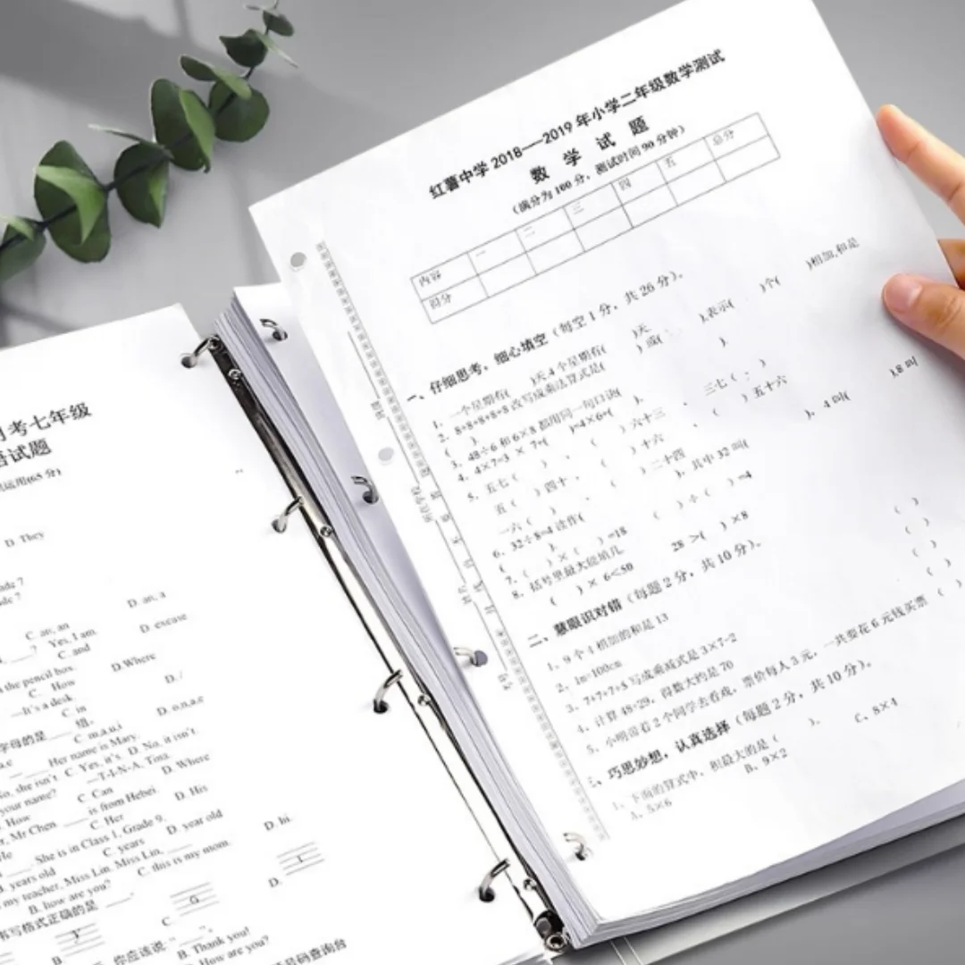 แฟ้มเอกสารขนาด A4 แบบ D 4 ห่วง - Binder Clip Assorted บทวิจารณ์และราคา