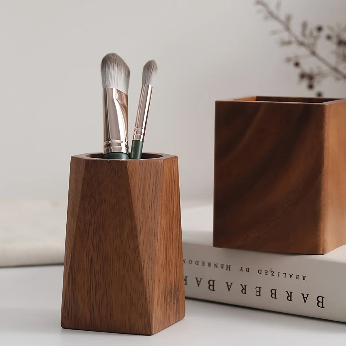ที่ใส่ปากกาไม้ ทรงกระบอกหลากสี - Stationery And Office Supply Stores บทวิจารณ์และราคา