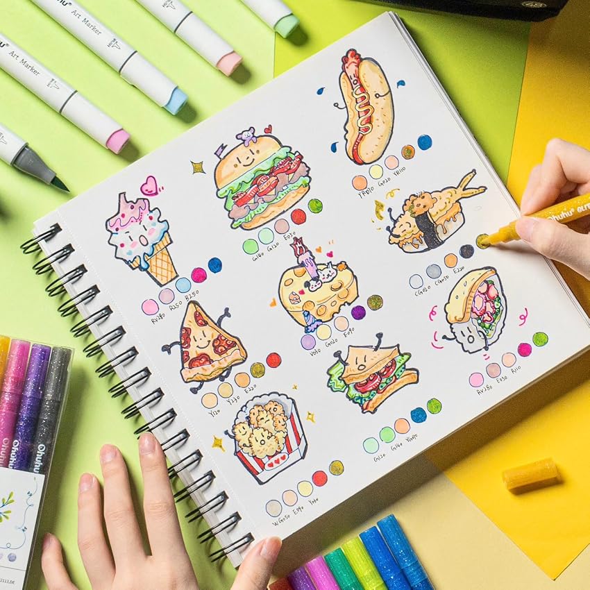Ohuhu Honolulu B ชุดปากกามาร์ก - Whiteboard Marker Set บทวิจารณ์และราคา