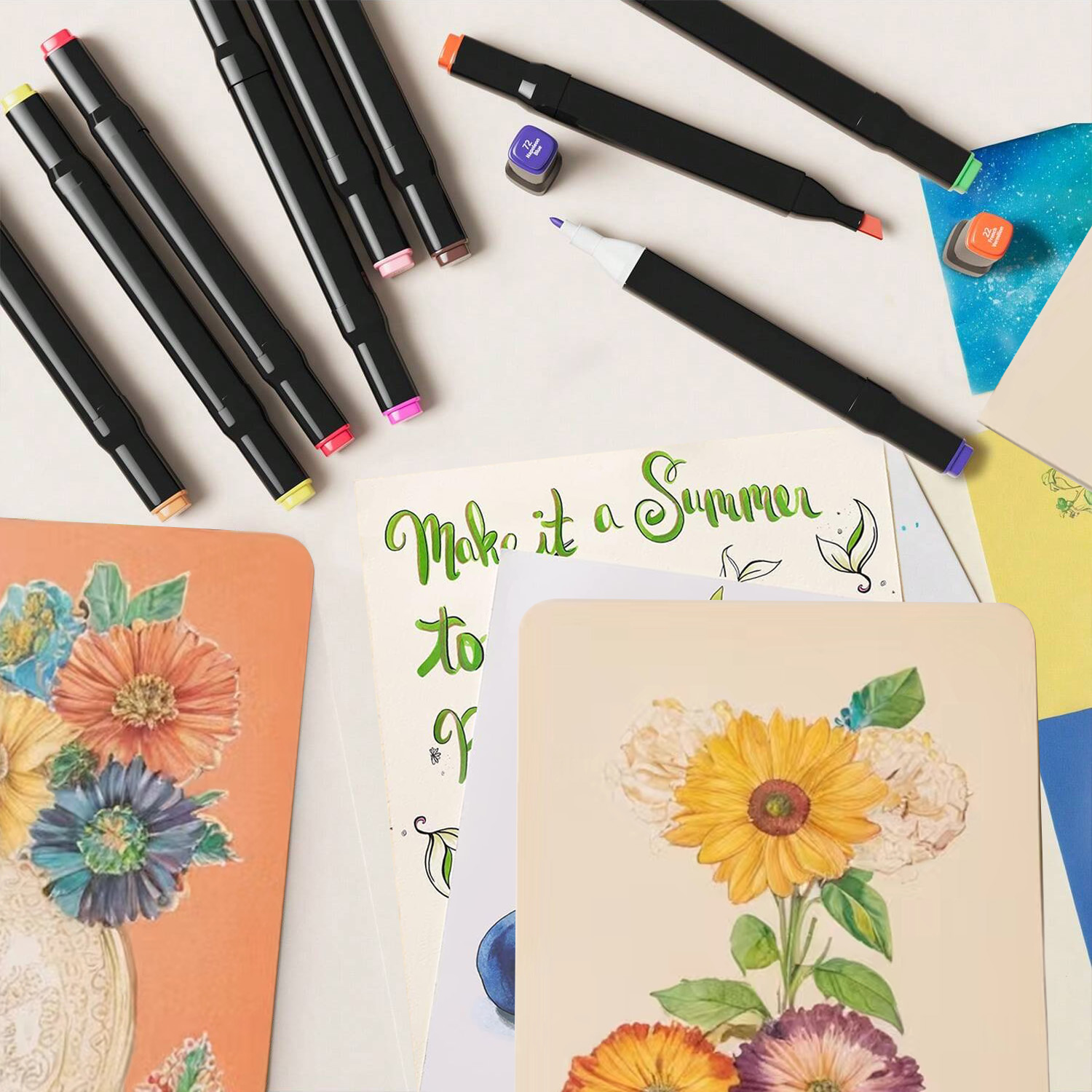 ปากกาเมจิกแอลกอฮอล์ 24-262 สี  - Whiteboard Marker Set บทวิจารณ์และราคา