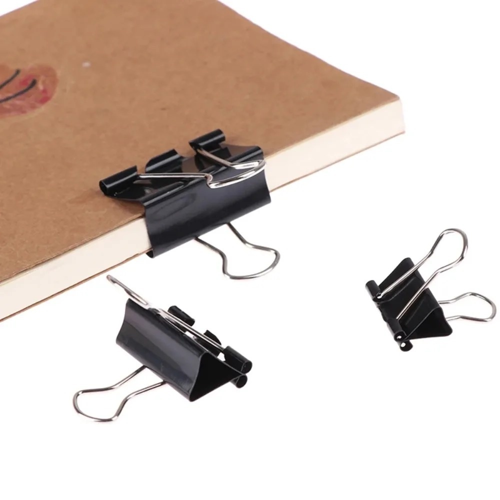 คลิปหนีบกระดาษสีดำแบบพับได้ ขน - Binder Clip Assorted บทวิจารณ์และราคา