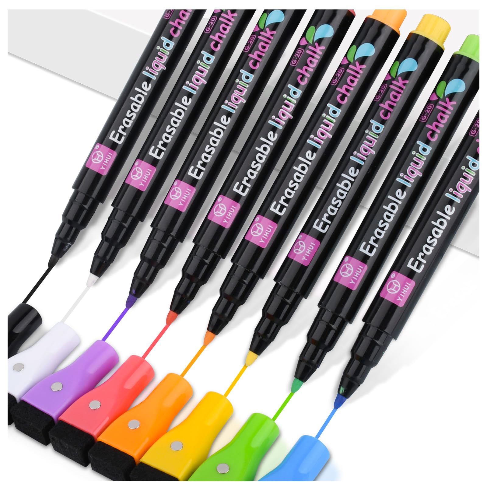 ปากกามาร์กเกอร์ลบแบบแห้ง8สีกระ - Whiteboard Marker Set บทวิจารณ์และราคา