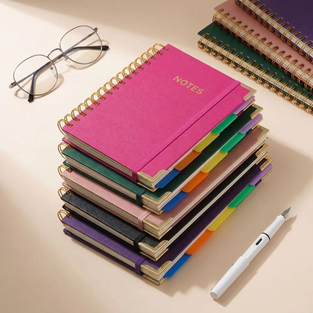 สมุดโน้ตปกแข็งแบบสันห่วง A5 30 - Journal Leather Hardcover บทวิจารณ์และราคา