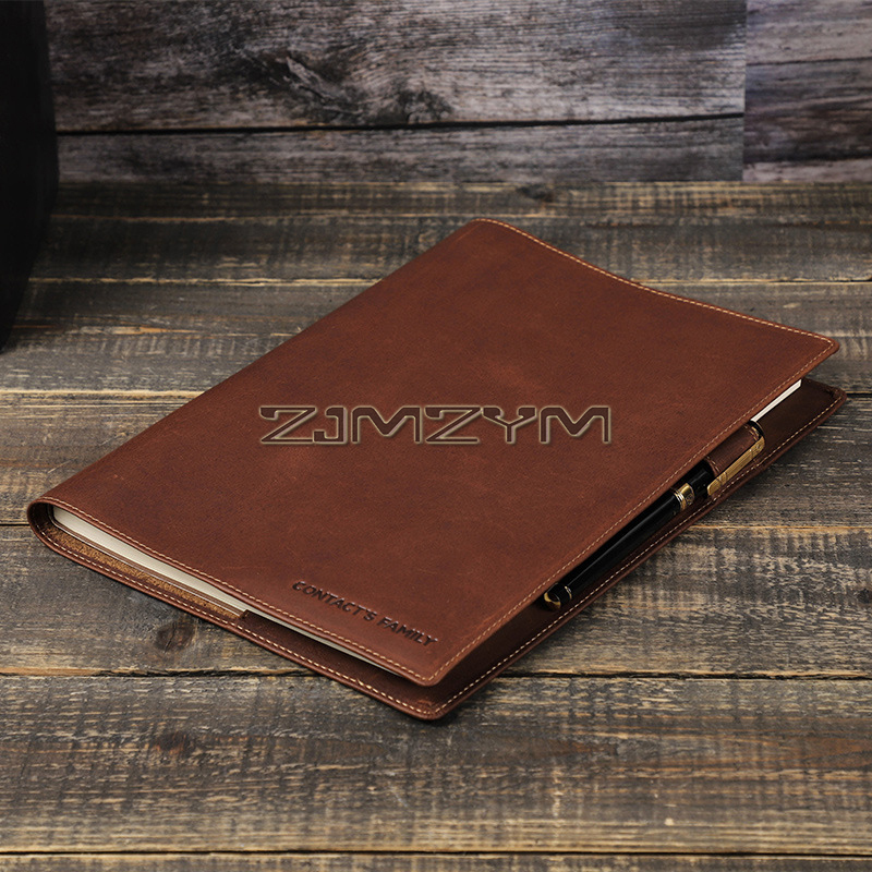 ซองหนังสําหรับโน๊ตบุ๊คปกแข็ง B - Journal Leather Hardcover บทวิจารณ์และราคา
