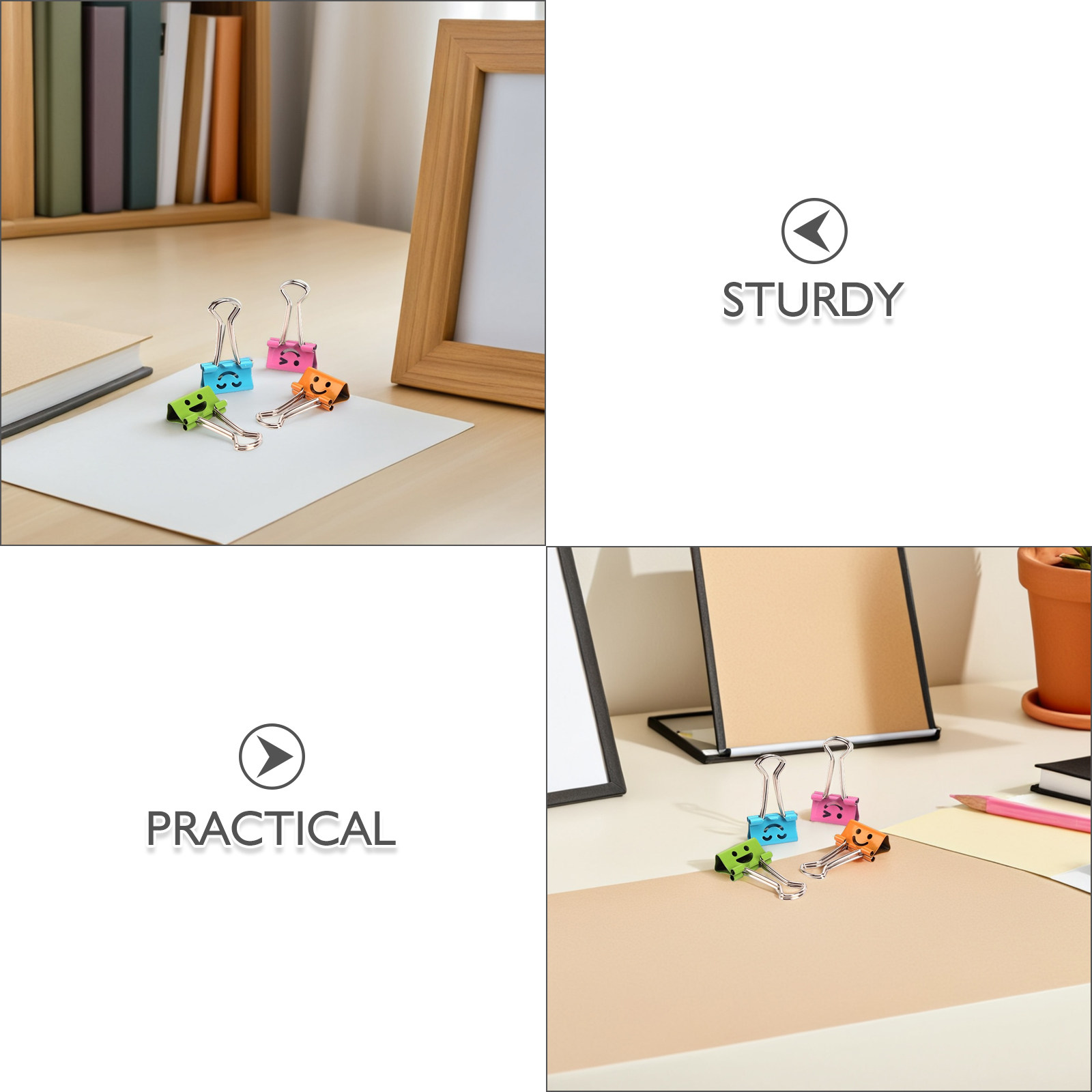 คลิปหนีบกระดาษคละสี 40 ชิ้น สำ - Binder Clip Assorted บทวิจารณ์และราคา