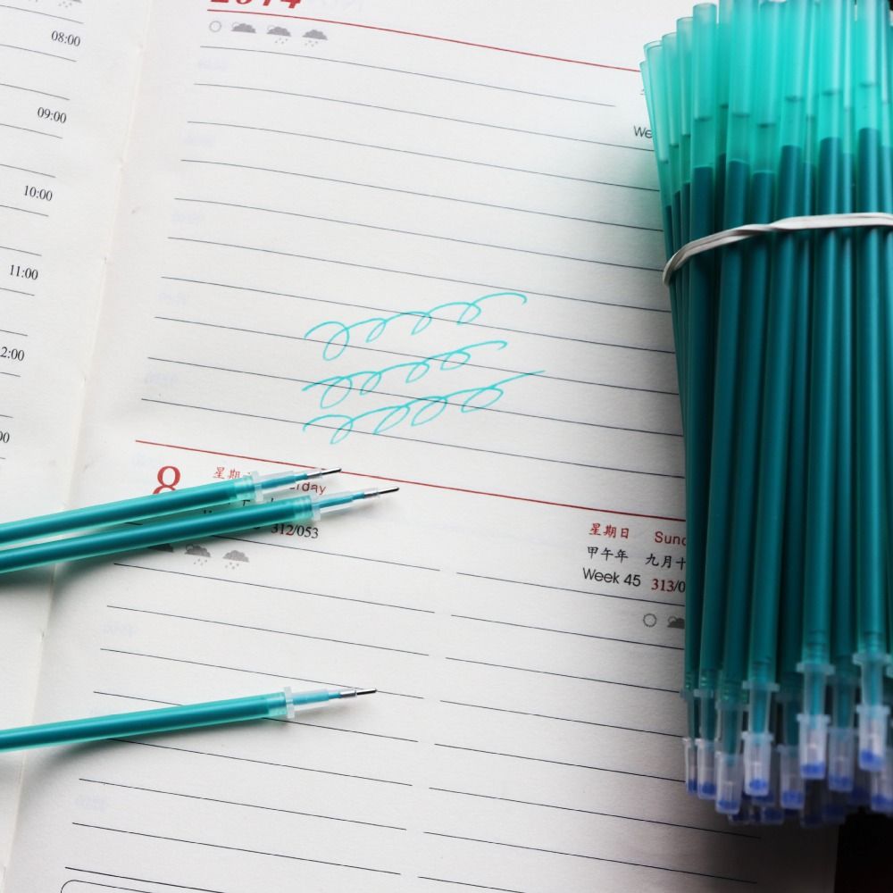 10 ชิ้น/ชุด ไส้ปากกาเจลหมึกสี  - Gel Ink Pen Set บทวิจารณ์และราคา